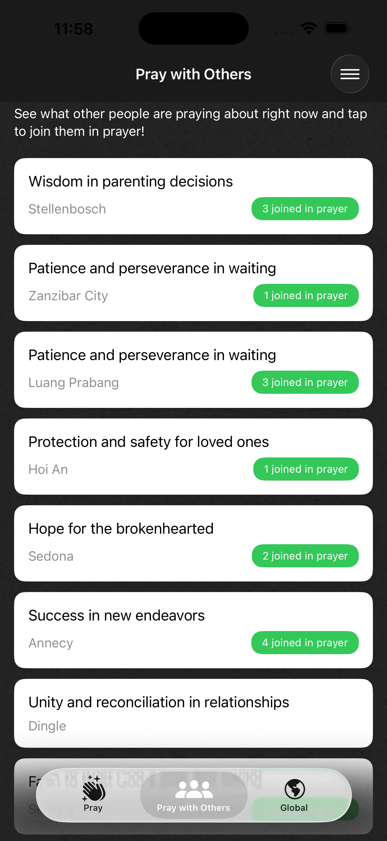 Share Prayer